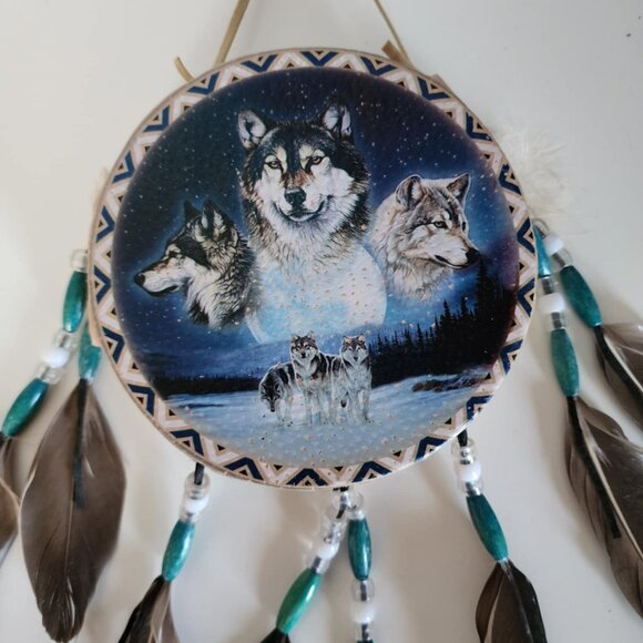 ECU Small Decorative Wolf Drum - Picture 3 of 3